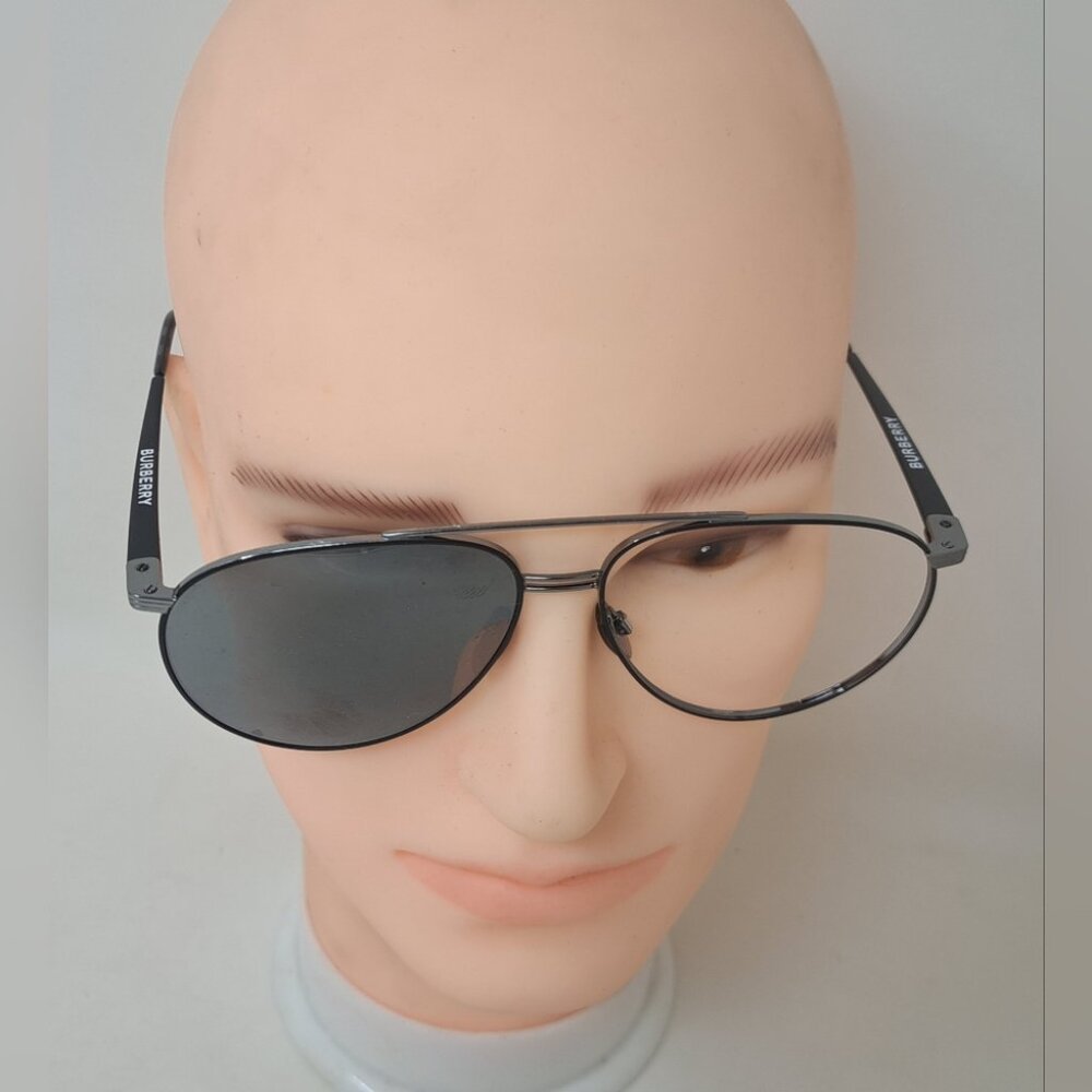 Burberry Men's Aviator Sunglasses Frames Only Pilot Metal B3108 60-14-145 - Picture 11 of 15